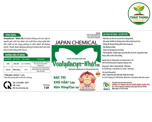 THUỐC TRỪ BỆNH KHÔ VẰN VOALYĐACYN-NHẬT SSL