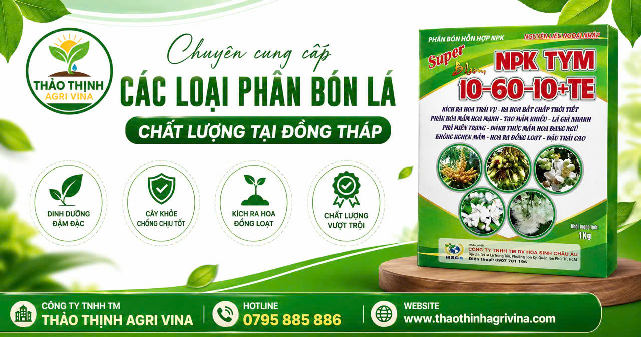phân bón lá chất lượng tại Đồng Tháp